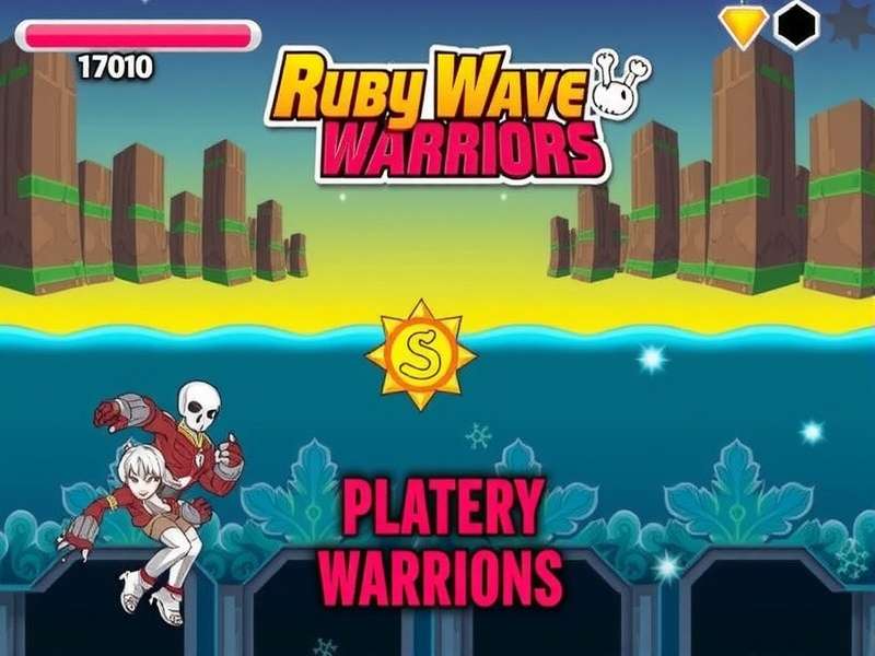Exciting gameplay in Ruby Wave Warriors Ruby Wave Warriors Gameplay Screenshot